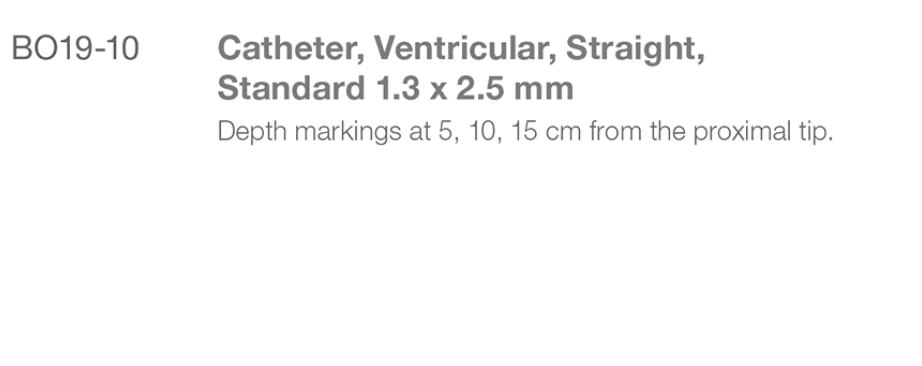 Sophysa B019-10 Straight Catheters products from Rycol Medical in Ireland