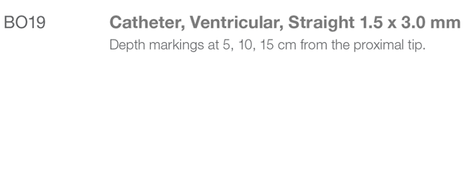 Sophysa B019 Straight Catheters products from Rycol Medical in Ireland