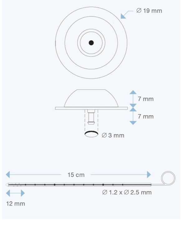 OS03B Bottom Inlet Standard Reservoir products from Rycol Medical in Ireland