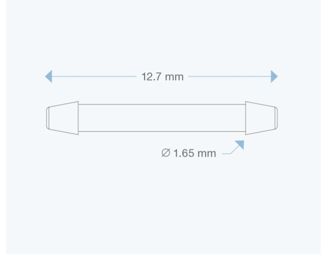 NNCS1 Symmetrical 2 Way Tuohy Needle Connector drawing  from Rycol in Ireland