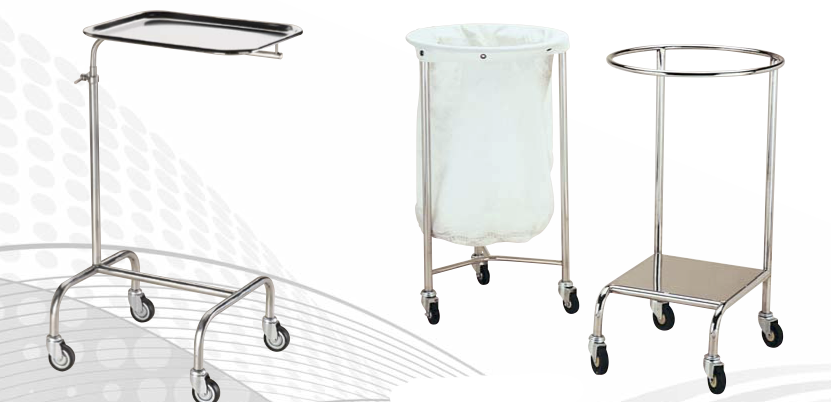 Stainless Steel Dressing Trolleys available from Rycol Medical in Ireland