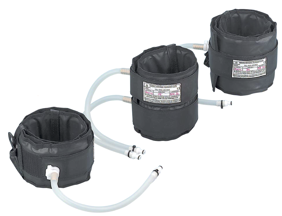 Double Chamber Pneumatic Tourniquet Cuffs available from Rycol Medical in Ireland