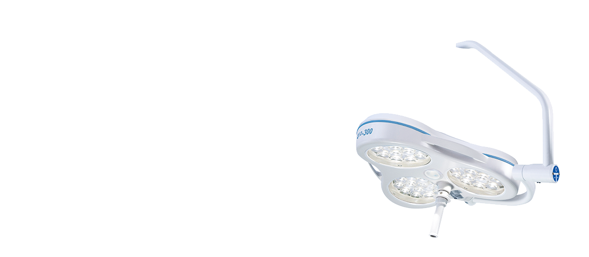 LED 300 DF Operating Theater Light available from Rycol Medical in Ireland