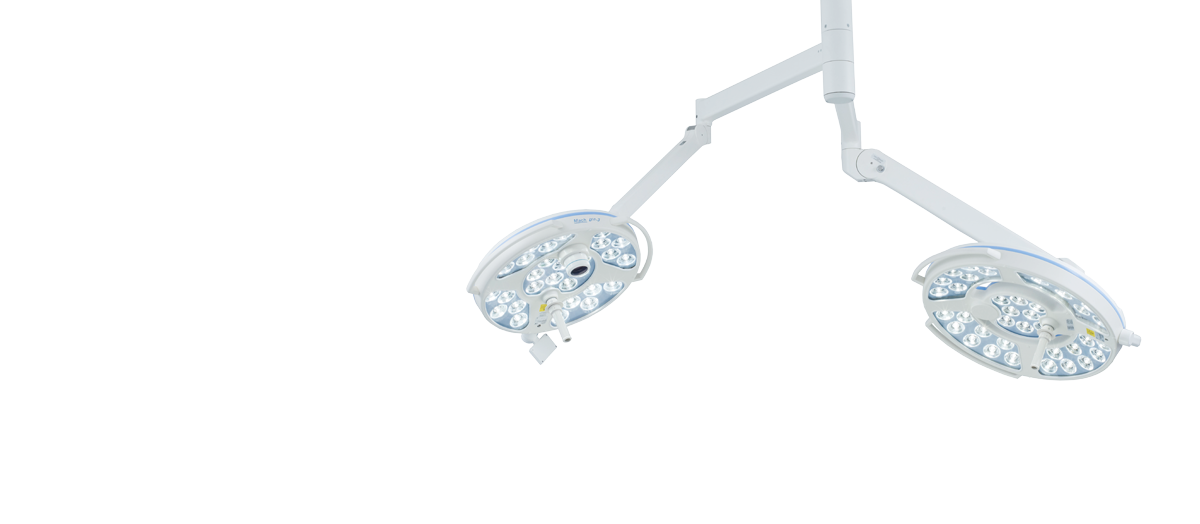  LED 5 and LED 3 OT-lights for low room heights available from Rycol Medical in Ireland