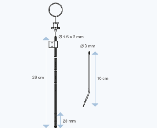 DE 106 External Ventricular Catheters products from Rycol  in Ireland